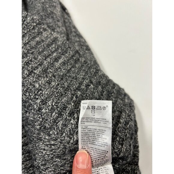 Athleta Women's sz M Sweater Wool Blend Comfy Athlesure Heavy V-Neck - Picture 9 of 10